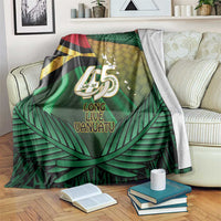 Long Live Vanuatu Independence Day Blanket 46th Anniversary Woven Pattern LT14 Reggae - Polynesian Pride