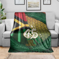 Long Live Vanuatu Independence Day Blanket 46th Anniversary Woven Pattern LT14 - Polynesian Pride