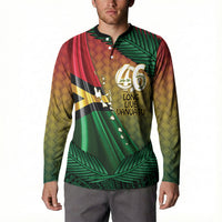 Personalised Long Live Vanuatu Independence Day Button Sweatshirt 46th Anniversary Woven Pattern LT14 - Polynesian Pride