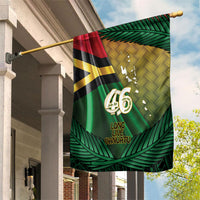 Long Live Vanuatu Independence Day Garden Flag 46th Anniversary Woven Pattern LT14 House Flag Reggae - Polynesian Pride