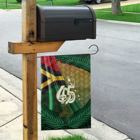 Long Live Vanuatu Independence Day Garden Flag 46th Anniversary Woven Pattern LT14 - Polynesian Pride