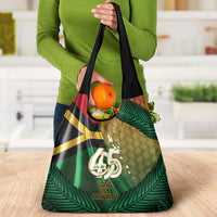 Long Live Vanuatu Independence Day Grocery Bag 46th Anniversary Woven Pattern LT14 - Polynesian Pride