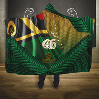 Long Live Vanuatu Independence Day Hooded Blanket 46th Anniversary Woven Pattern LT14 - Polynesian Pride