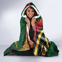 Long Live Vanuatu Independence Day Hooded Blanket 46th Anniversary Woven Pattern LT14 - Polynesian Pride