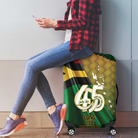 Long Live Vanuatu Independence Day Luggage Cover 46th Anniversary Woven Pattern LT14 - Polynesian Pride