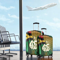 Long Live Vanuatu Independence Day Luggage Cover 46th Anniversary Woven Pattern LT14 - Polynesian Pride