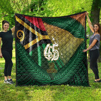 Long Live Vanuatu Independence Day Quilt 46th Anniversary Woven Pattern LT14 - Polynesian Pride