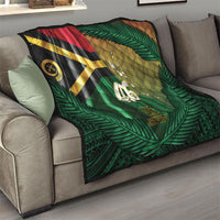 Long Live Vanuatu Independence Day Quilt 46th Anniversary Woven Pattern LT14 - Polynesian Pride