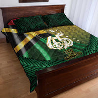 Long Live Vanuatu Independence Day Quilt Bed Set 46th Anniversary Woven Pattern LT14 - Polynesian Pride