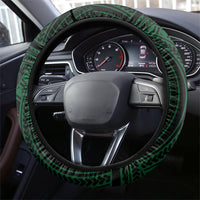 Long Live Vanuatu Independence Day Steering Wheel Cover 46th Anniversary Woven Pattern LT14 - Polynesian Pride