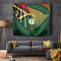 Long Live Vanuatu Independence Day Tapestry 46th Anniversary Woven Pattern LT14 Reggae - Polynesian Pride