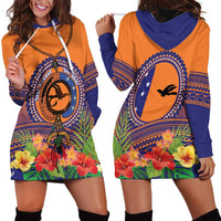 PNG New Ireland Province Hoodie Dress Niu Ailan Necklace Polynesian Tattoo - Polynesian Pride
