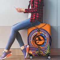 PNG New Ireland Province Luggage Cover Niu Ailan Necklace Polynesian Tattoo LT14 - Polynesian Pride