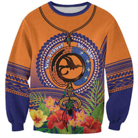 PNG New Ireland Province Sweatshirt Niu Ailan Necklace Polynesian Tattoo - Polynesian Pride
