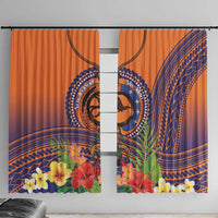 PNG New Ireland Province Window Curtain Niu Ailan Necklace Polynesian Tattoo - Polynesian Pride