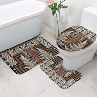 Wahaika New Zealand Bathroom Set Maori Weapon Kowhaiwhai Fern Poutama Motifs