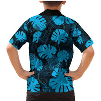 Blue Hawaii Kukui Nut Lei Family Matching Mermaid Dress and Hawaiian Shirt Hawaiian Pattern Monstera Tropical Vibes LT14 - Polynesian Pride