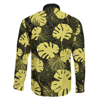 Yellow Hawaii Kukui Nut Lei Family Matching Mermaid Dress and Hawaiian Shirt Hawaiian Pattern Monstera Tropical Vibes LT14 - Polynesian Pride