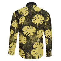 Yellow Hawaii Kukui Nut Lei Family Matching Summer Maxi Dress and Hawaiian Shirt Hawaiian Pattern Monstera Tropical Vibes LT14 - Polynesian Pride