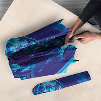Purple Paradise Polynesia Jellyfish Umbrella Plumeria Polynesian Tattoo Glowing Vibes LT14 - Polynesian Pride