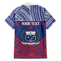 Personalised Samoa Independence Day Family Matching Mermaid Dress and Hawaiian Shirt 64th Anniversary Toa O Samoa LT14 - Polynesian Pride