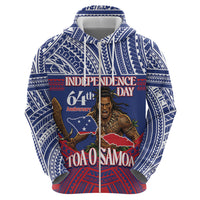 Personalised Samoa Independence Day Hoodie 64th Anniversary Toa O Samoa
