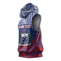 Personalised Samoa Independence Day Sleeveless Hoodie 64th Anniversary Toa O Samoa