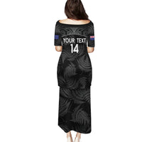 Custom New Zealand Silver Fern Football Puletasi Summer 2024 Olympic Go Aotearoa LT14 - Polynesian Pride