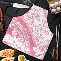 Polynesian Tiare Flower Pink Pastel Vibes Apron LT14 Pink - Polynesian Pride
