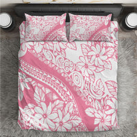 Polynesian Tiare Flower Pink Pastel Vibes Bedding Set LT14 Pink - Polynesian Pride