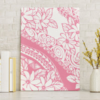 Polynesian Tiare Flower Pink Pastel Vibes Canvas Wall Art LT14 Without Frame Pink - Polynesian Pride