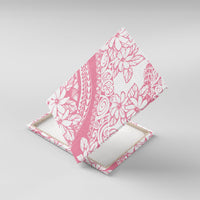 Polynesian Tiare Flower Pink Pastel Vibes Canvas Wall Art LT14 With Frame Pink - Polynesian Pride