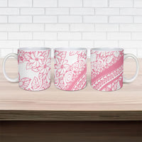 Polynesian Tiare Flower Pink Pastel Vibes Ceramic Mug LT14 - Polynesian Pride