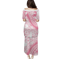 Polynesian Tiare Flower Pink Pastel Vibes Puletasi