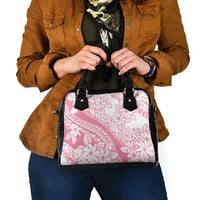 Polynesian Tiare Flower Pink Pastel Vibes Shoulder Handbag