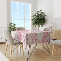 Polynesian Tiare Flower Pink Pastel Vibes Tablecloth LT14 - Polynesian Pride