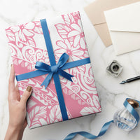 Polynesian Tiare Flower Pink Pastel Wrapping Paper LT14 - Polynesian Pride