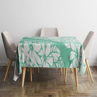 Polynesian Tiare Flower Cyan Pastel Vibes Tablecloth LT14 - Polynesian Pride