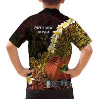 Papua New Guinea 1975 Family Matching Long Sleeve Bodycon Dress and Hawaiian Shirt Create Our History Inspire Our Future LT14 - Polynesian Pride