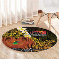 Papua New Guinea 1975 Round Carpet Create Our History Inspire Our Future - Polynesian Pride