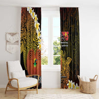 Papua New Guinea 1975 Window Curtain Create Our History Inspire Our Future - Polynesian Pride