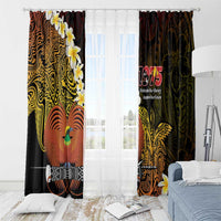 Papua New Guinea 1975 Window Curtain Create Our History Inspire Our Future - Polynesian Pride