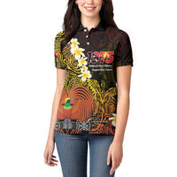 Papua New Guinea 1975 Women Polo Shirt Create Our History Inspire Our Future - Polynesian Pride