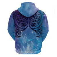New Zealand Matariki Hoodie Aotearoa Maori New Year Galaxy Maori Silver Fern