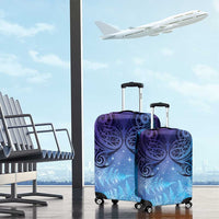 New Zealand Matariki Luggage Cover Aotearoa Maori New Year Galaxy Maori Silver Fern LT14 - Polynesian Pride