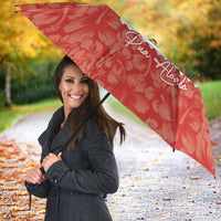 Aloha Hawaii Pua Aloalo Umbrella Hawaiian Hibiscus Flowers Stylized Stamp LT14 - Polynesian Pride
