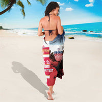 USA and Japan Rugby Custom Sarong Eagles Brave Blossoms Together Pacific - Polynesian Pride