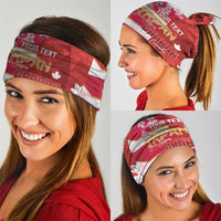 Canada and Japan Rugby Custom Neck Gaiter Canucks Brave Blossoms Together Pacific - Polynesian Pride