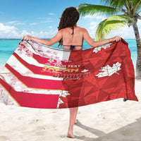 Canada and Japan Rugby Custom Sarong Canucks Brave Blossoms Together Pacific - Polynesian Pride