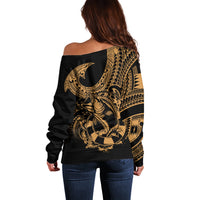 polynesia-off-shoulder-sweater-fish-hook-tattoo-go-fishing-polynesian-pattern-gold